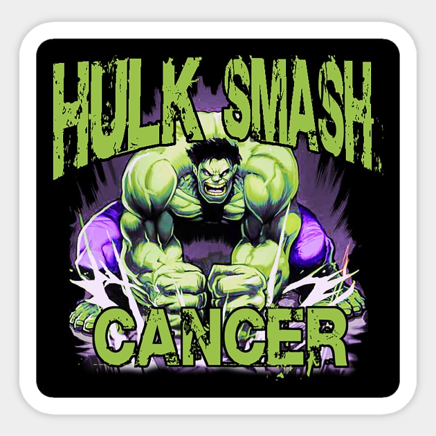 Smash cancer Sticker by EterniaDreams